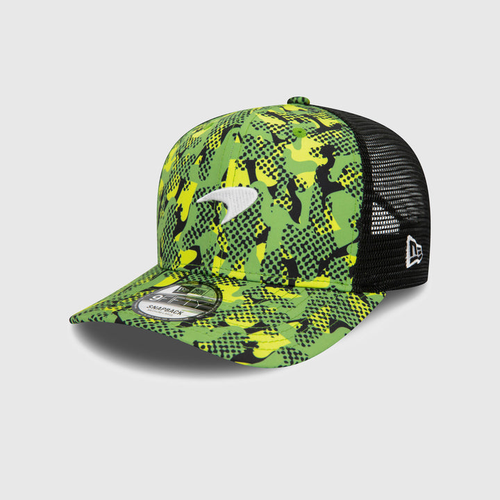 Gorra McLaren F1 Team 9FIFTY Camo Neon Green Trucker
