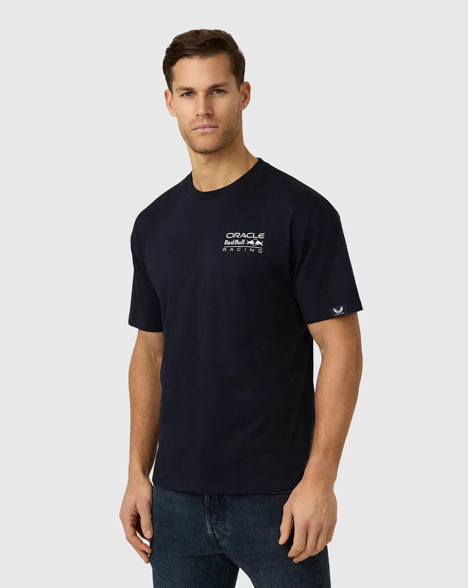 Remera Red Bull Racing Verstappen Logo Over