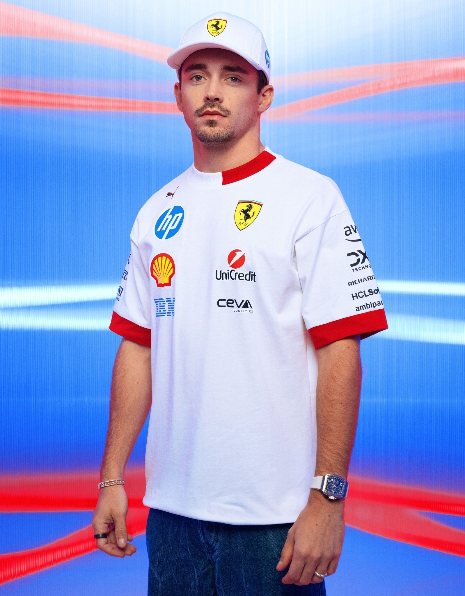 Camiseta Scuderia Ferrari F1™ Driver's Oversized Miami GP 2025 - Racing Fans