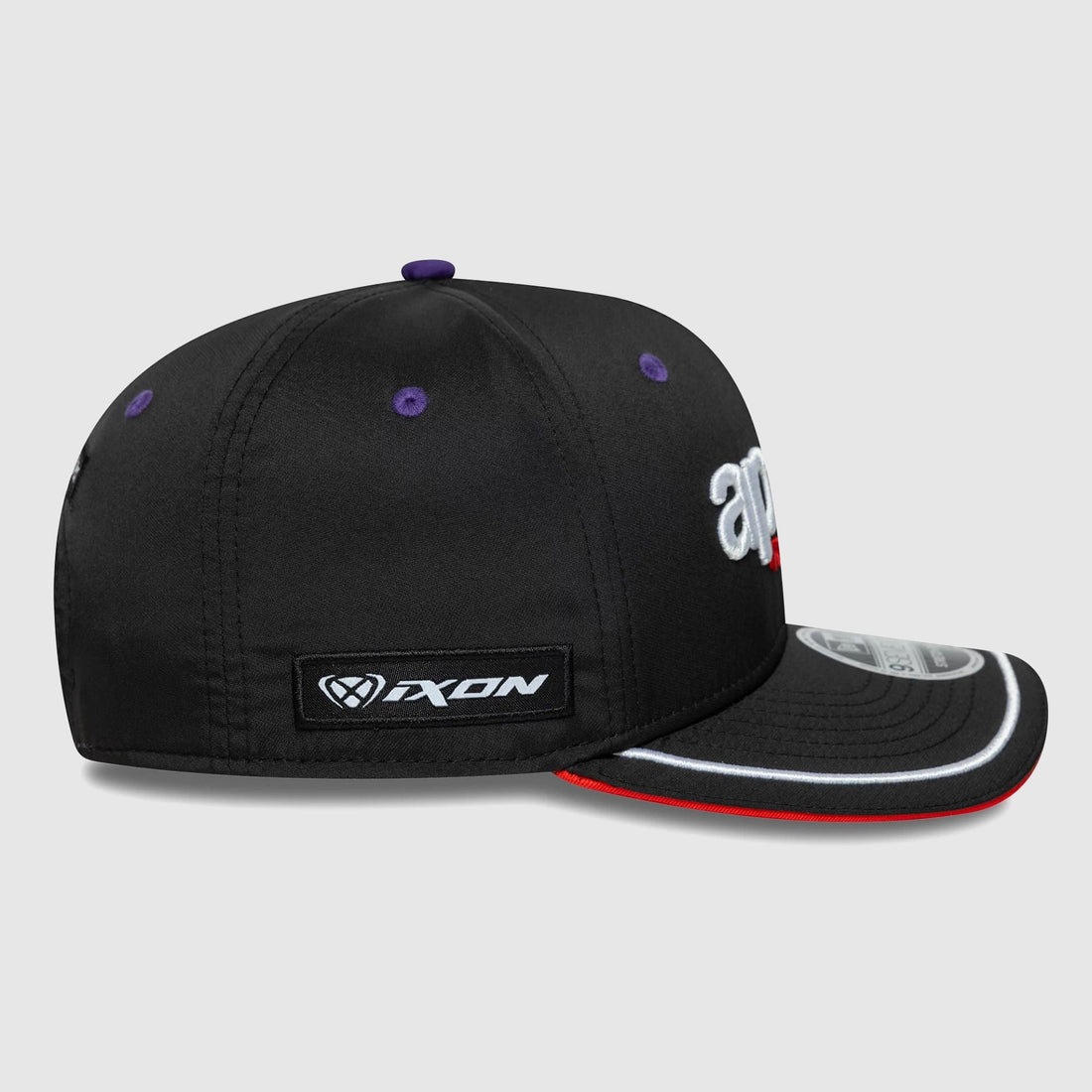 Gorra Aprilia Racing Team 9SEVENTY Stretch Snap Negra - Racing Fans