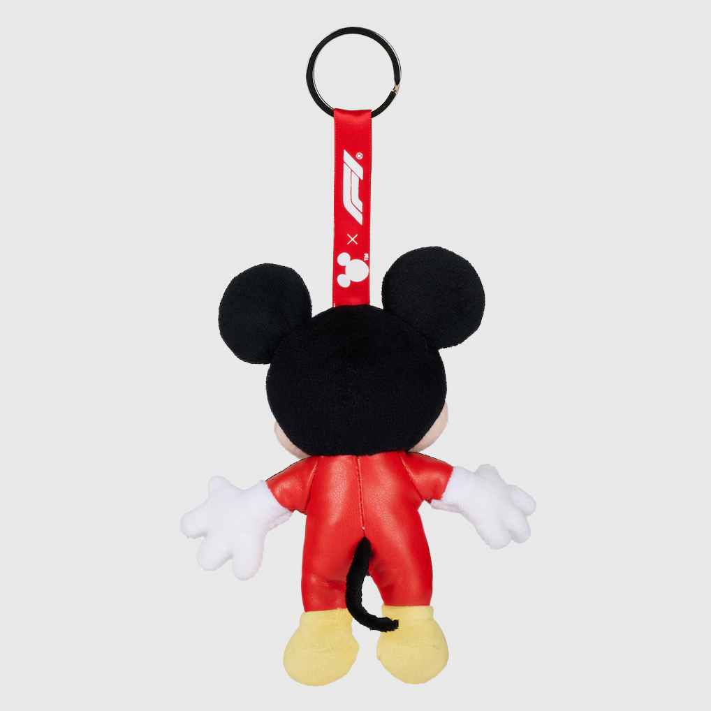 Llavero peluche Formula 1 x Disney Mickey con traje rojo - 12 cm