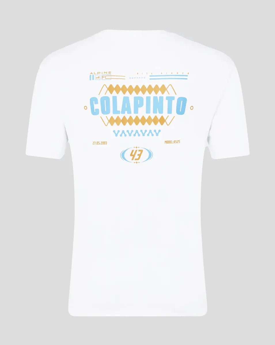 Remera Alpine F1 Franco Colapinto Relaxed Fit - Racing Fans