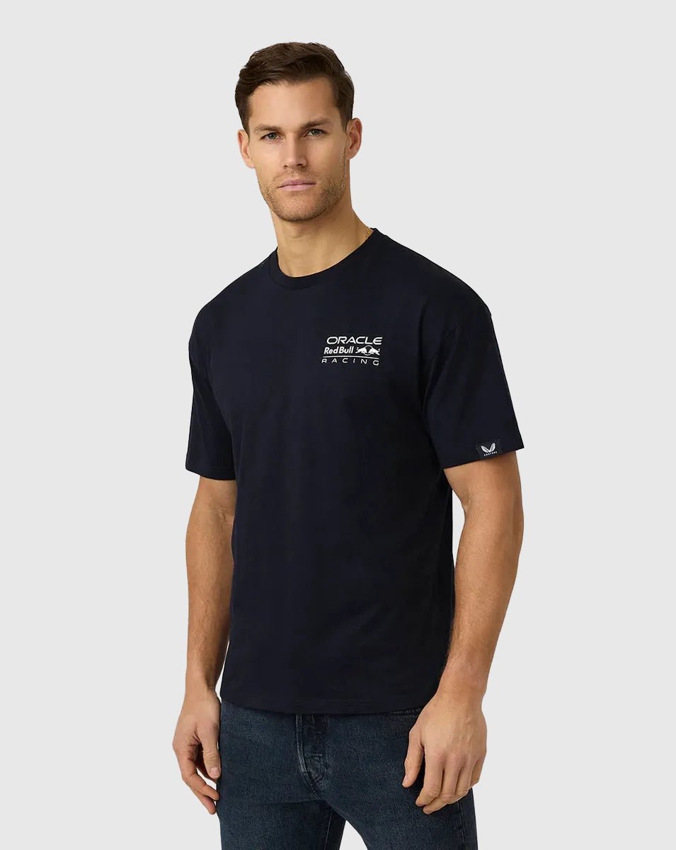 Remera Red Bull Racing Verstappen Logo Over - Racing Fans