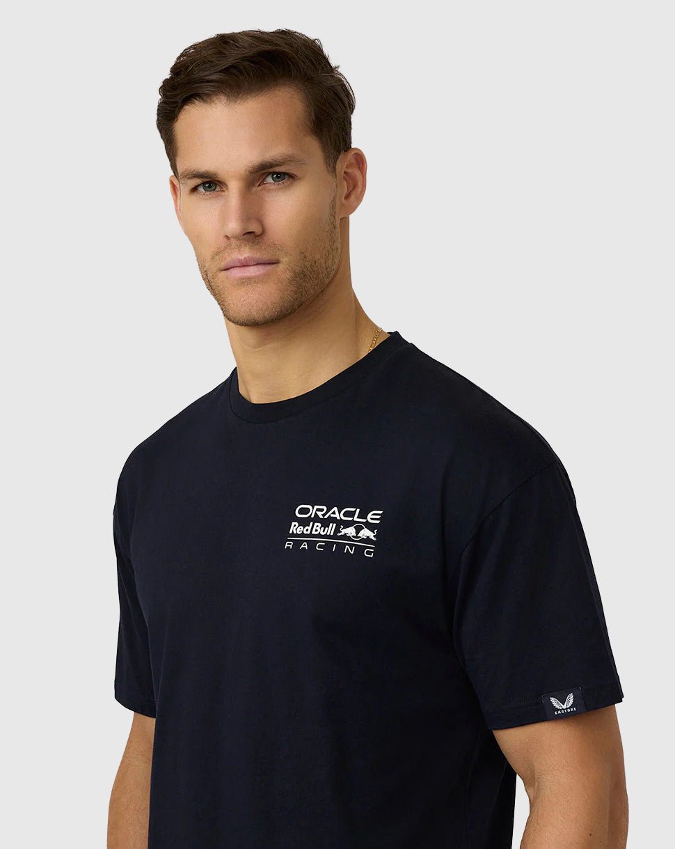 Remera Red Bull Racing Verstappen Logo Over - Racing Fans